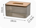 Transparent Tissue Box Holder for Home and Office
