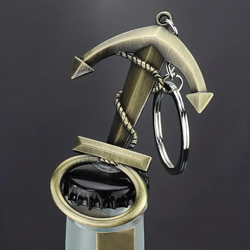 Vintage Ship Anchor Metal Bottle Opener Gadget Gift