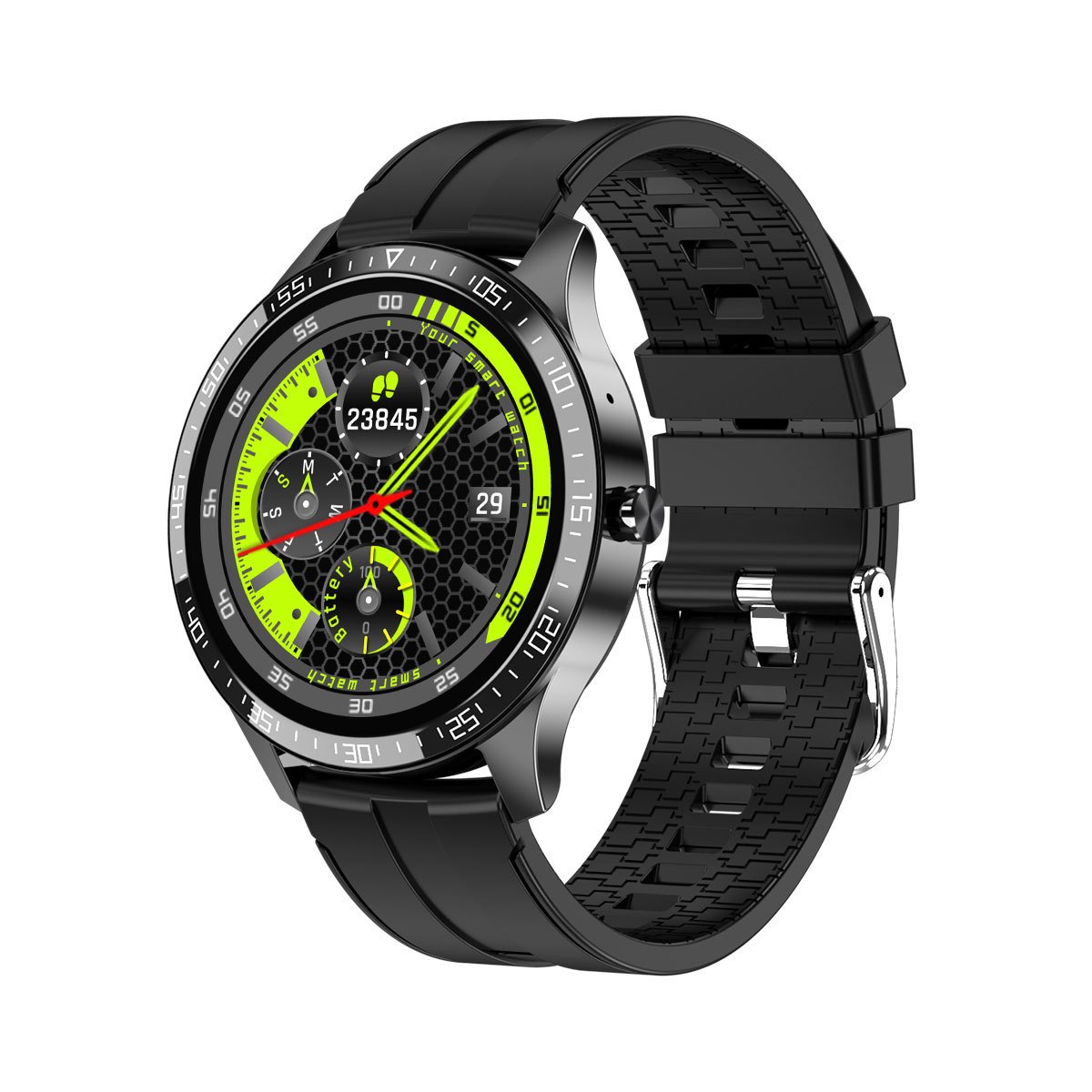 Smart Bluetooth Health Monitoring Watch for Temperature & BP