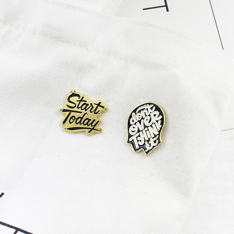 Creative Alloy Pin for Mental Health Awareness