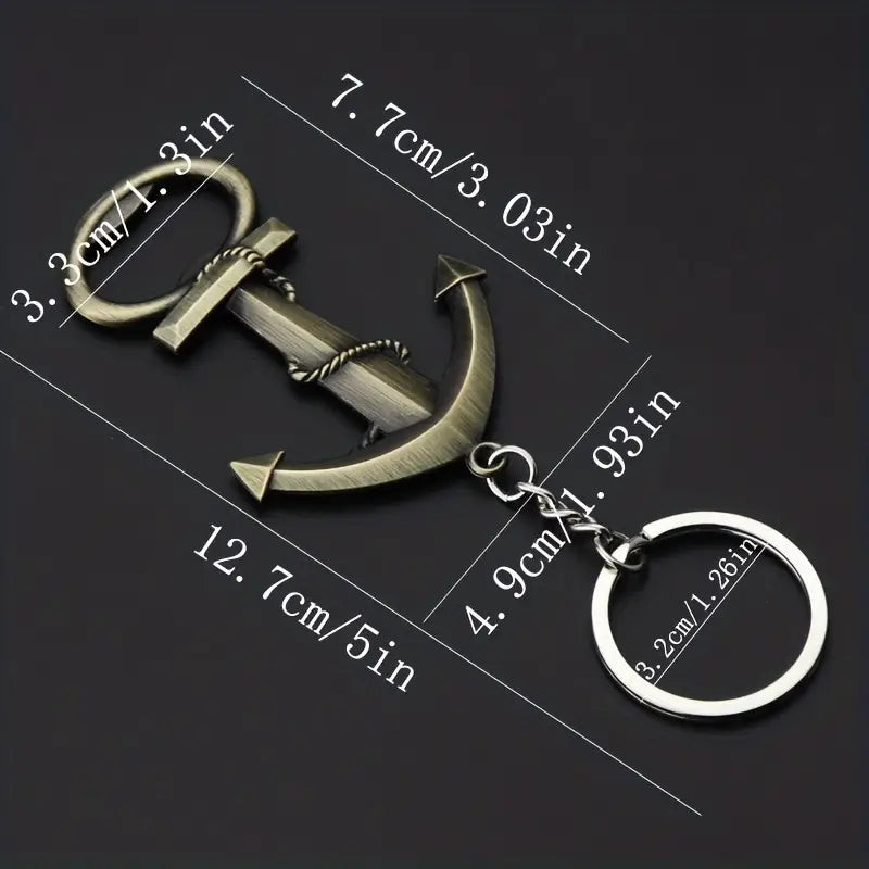 Vintage Ship Anchor Metal Bottle Opener Gadget Gift