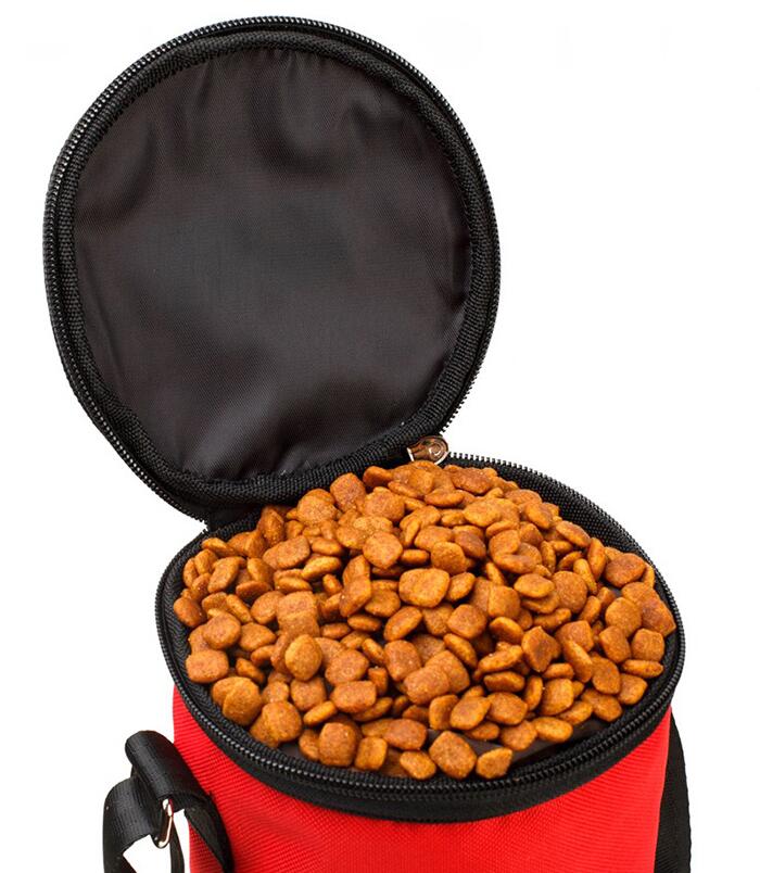Portable Cat Food Bag and Travel Bowl Feeder