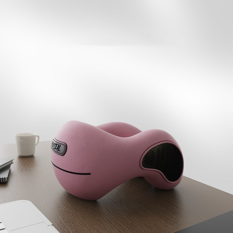 Lunch Break Pillow for Office Table Comfort
