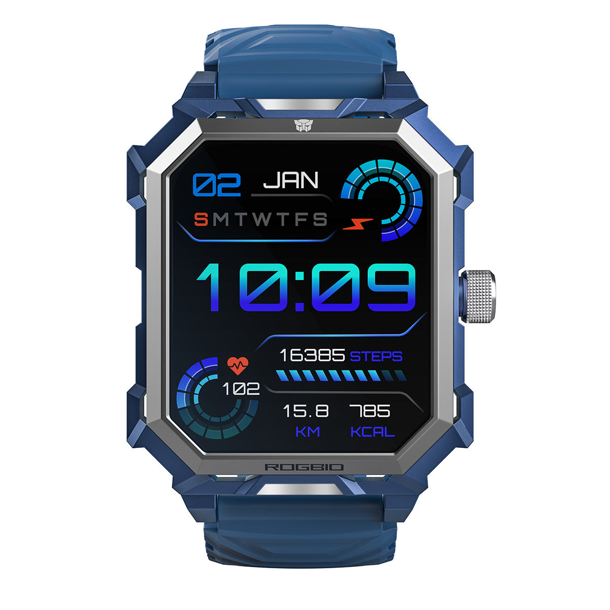2024 S3 Smartwatch with Health Monitoring & Bluetooth