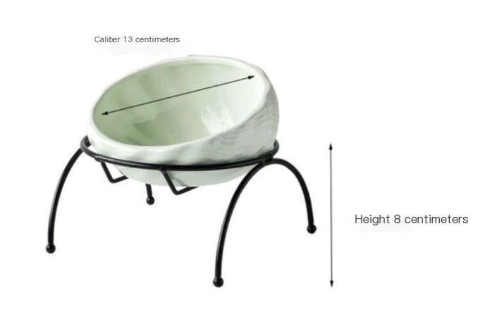 Pet Supplies Elevated Cat and Dog Bowls with Slant Design